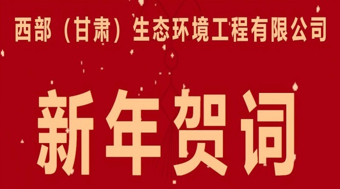 昂首闊步新征程 奮楫篤行再出發——西部生態環境公司2025年新年賀詞